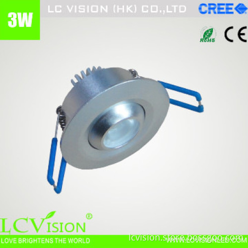 LED lighting / 3W CREE LED LAMP CUP/ Dimming / Adjustable / 140 lm